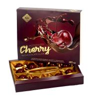 Цукерки з шоколадної глазурі з начинкою"Вишня заспиртована в шоколадній глазурі" 205г