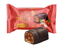 Цукерки глазуровані шоколадною глазур’ю "ШОКОЛАДНА ПЕРЛИНА" ФУНДУК, 1кг