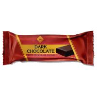 Dark chocolate (black) with chocolate filling, 30g