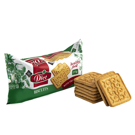 Sugar biscuits "With fructose"  155 g