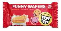 Вафлі з начинкою “SmileyWorld FUNNY WAFERS” з ароматом тутті фрутті та полуниці, 400г