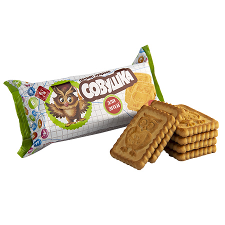 Sugar biscuits Sovushka 160 g (Owl)