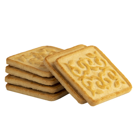 Sugar biscuits  To tea with baked milk flavour