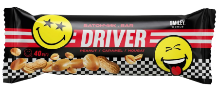  Батончик "SmileyWorld Driver", 480 г (12*40г)