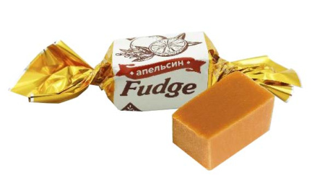 Ірис напівтвердий тиражений "Ірис апельсин", 1кг